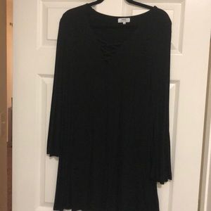 Piko black criss cross dress size medium